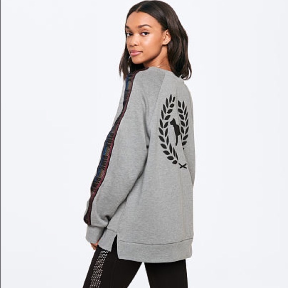 PINK Victoria's Secret Sweaters - VS PINK LEGGING CREW SWEATER XL